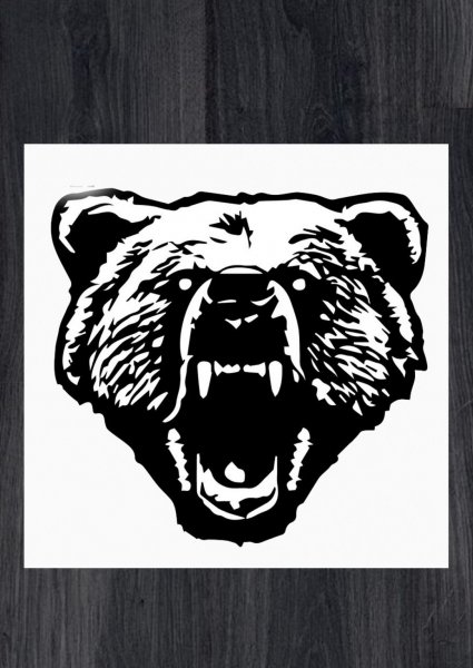 Морда медведя