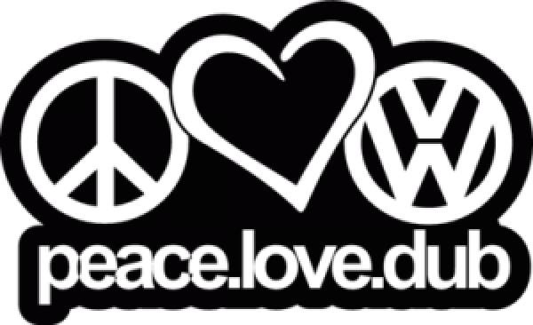 Vdub наклейка