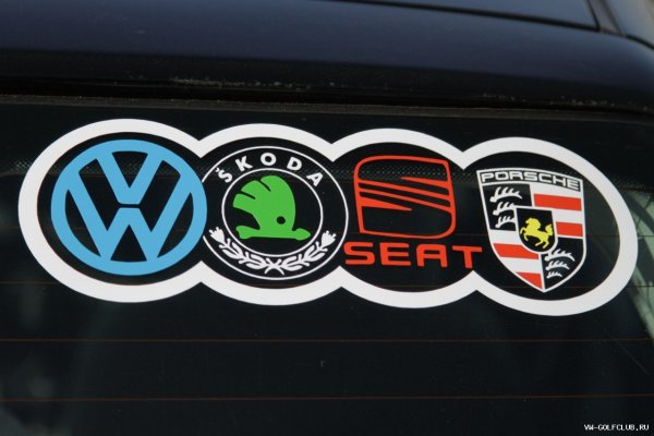 Наклейки на авто ваг