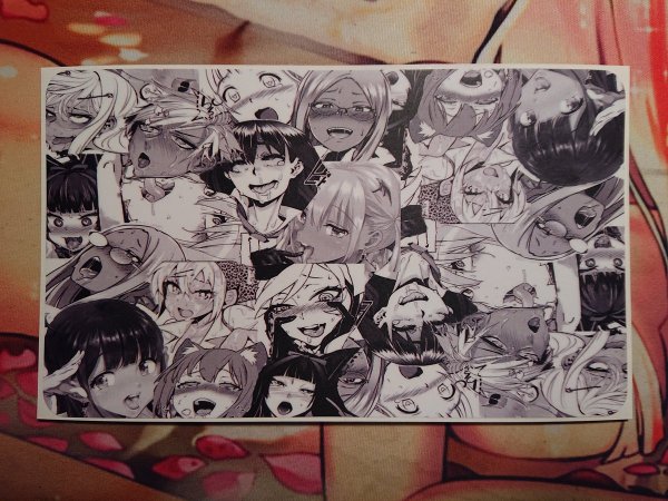 Ахегао что такое маленькие Стикеры