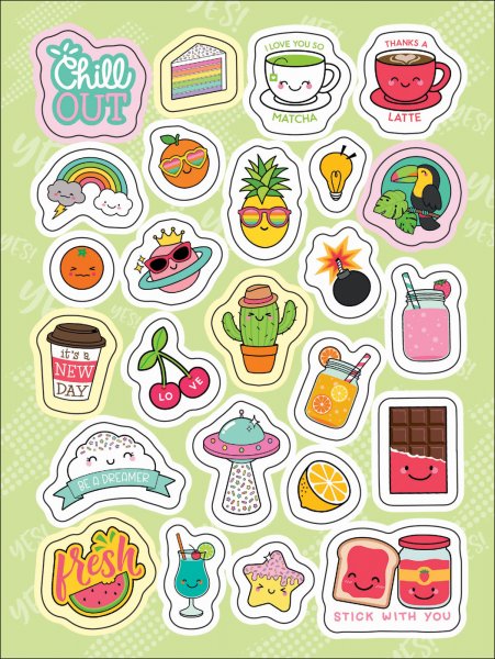 Модные наклейки