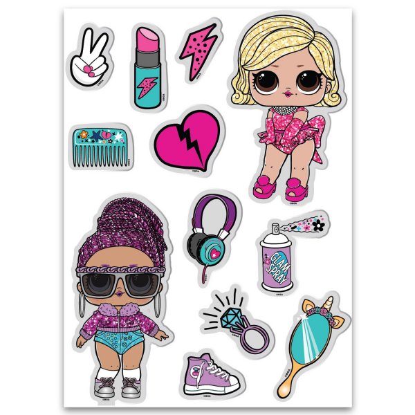Наклейки lol Surprise 2