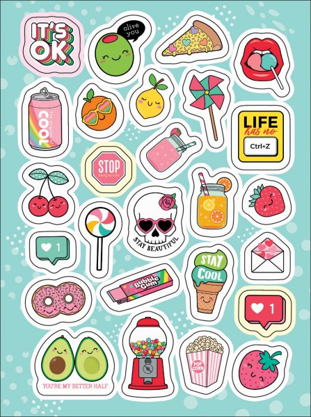 Мини наклейки