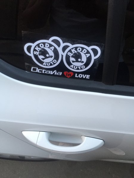 Наклейки на авто Шкода Октавия а5