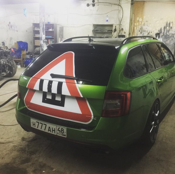 Octavia RS Combi наклейка
