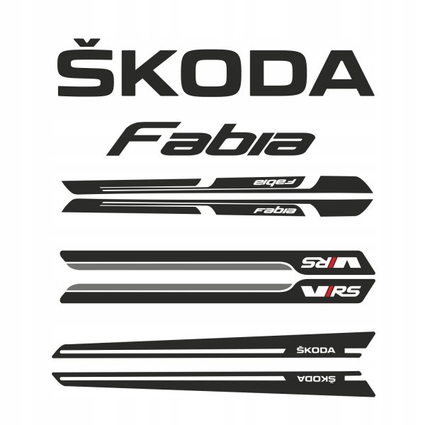 Шкода Фабия 1.2 наклейки