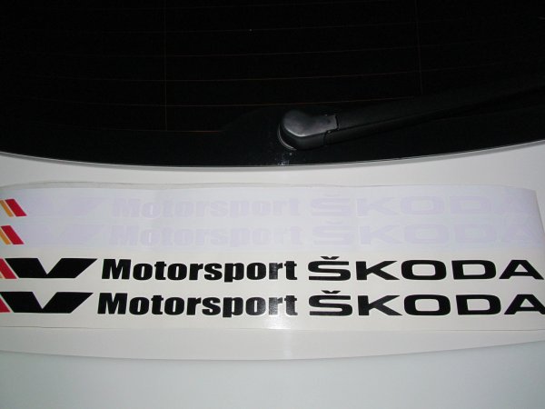 Наклейка Шкода на диски 60 мм