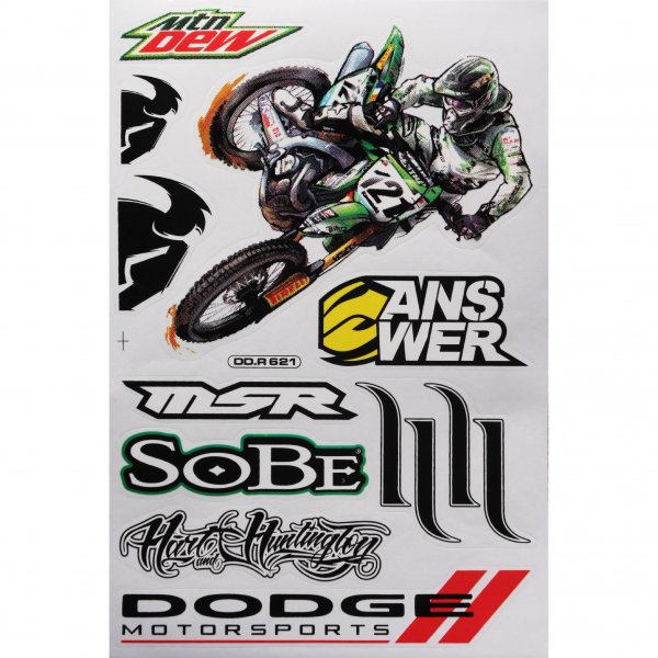 Наклейки мотокросс фирм