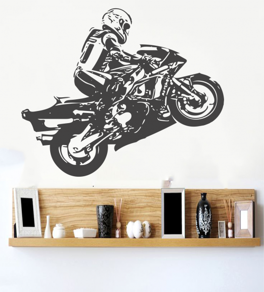 Наклейка (стикер) мотокросс