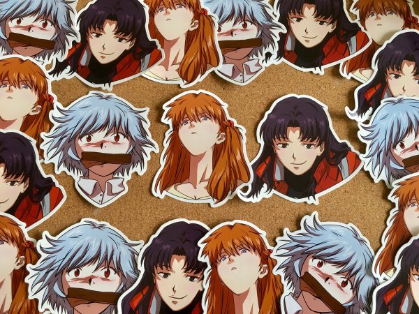 Наклейки аниме Евангелион