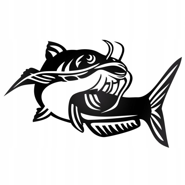 Наклейка на авто рыбка