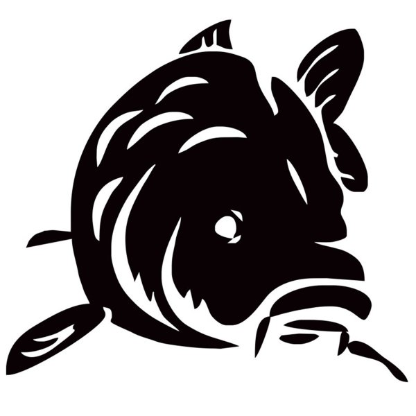 Виниловые наклейки скелет рыбы