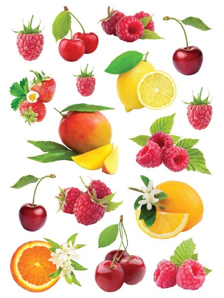 Этикетка фрукты