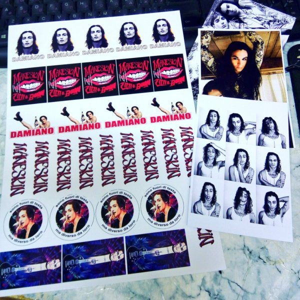 Надпись Maneskin логотип