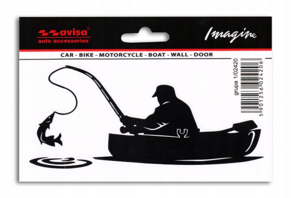 Наклейка Рыбак