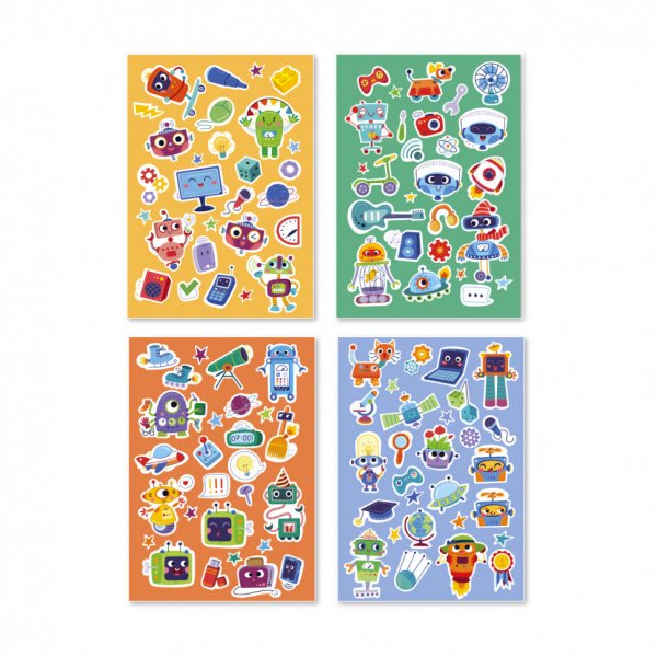 Dodo набор наклеек роботы