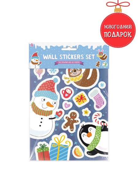 100 Наклеек. Снеговик