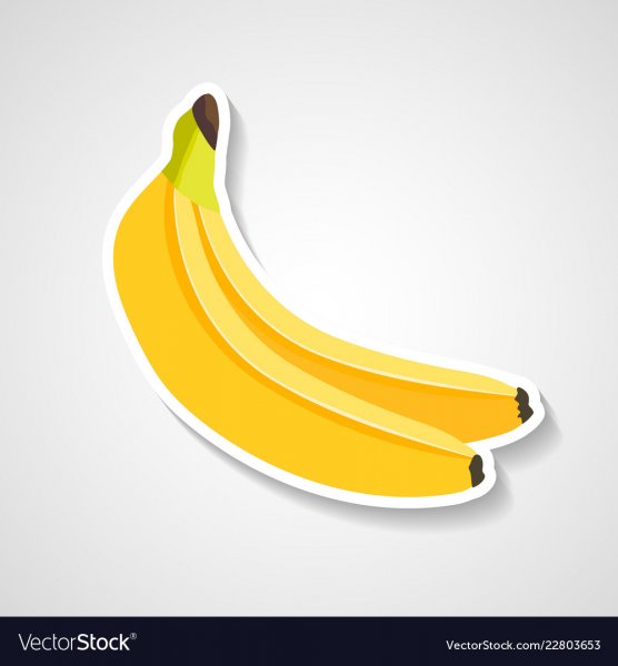 Веселый банан вектор