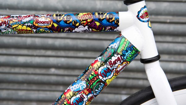 Наклейки на велосипедную раму