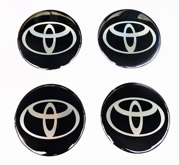 Наклейка на диск объемная черная(60мм) Chevrolet к-т 4шт amd45