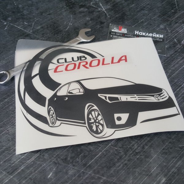 Наклейки на ручку Тойота