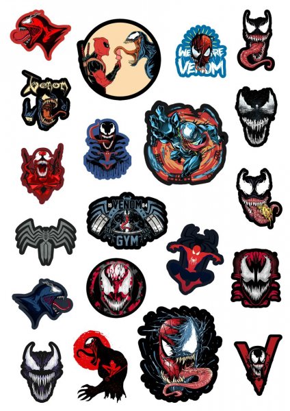 Стикеры Марвел Веном