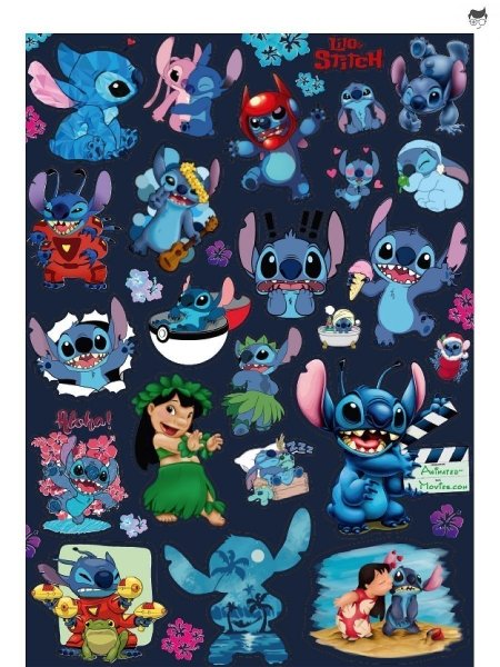 Наклейки Стича