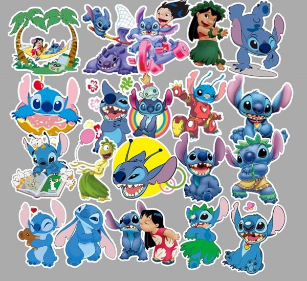 Наклейки со стичем