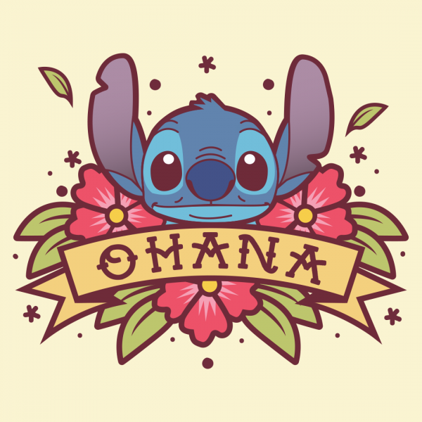 Наклейки со стичем