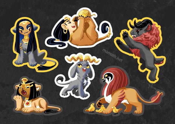 Египетская мифология Стикеры