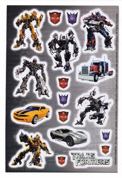 Наклейка автоботов