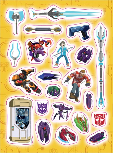 Наклейки для мальчиков трансформеры