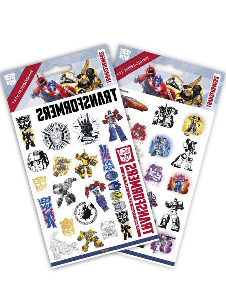 Наклейки-тату Hasbro переводные,трансформеры-1 11х20см EAN 4630085721895