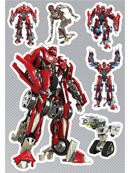 Наклейки роботы трансформеры