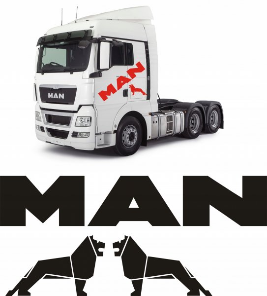Наклейки для man TGS