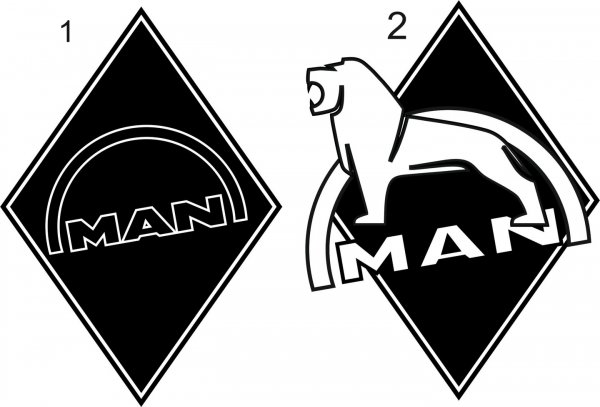 Наклейки man на кабину