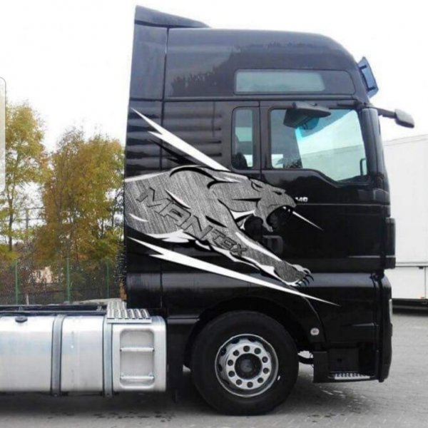 Наклейки man TGX
