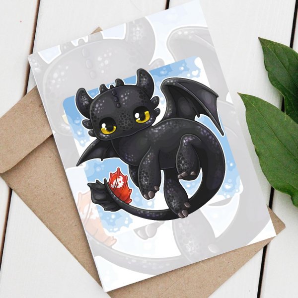 Наклейки Беззубика