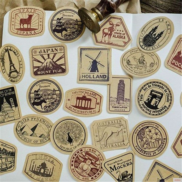 Винтажные Стикеры для печати