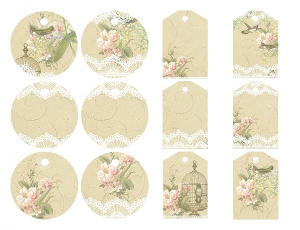 Винтажные бирки