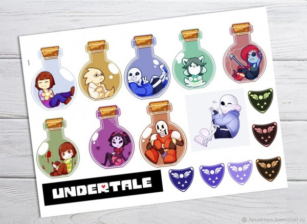 Стикер пак андертейл
