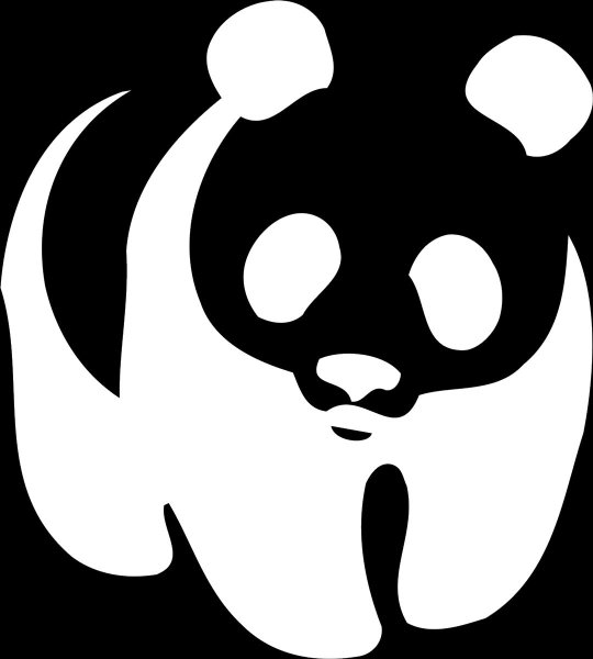 Панда наклейка на машину