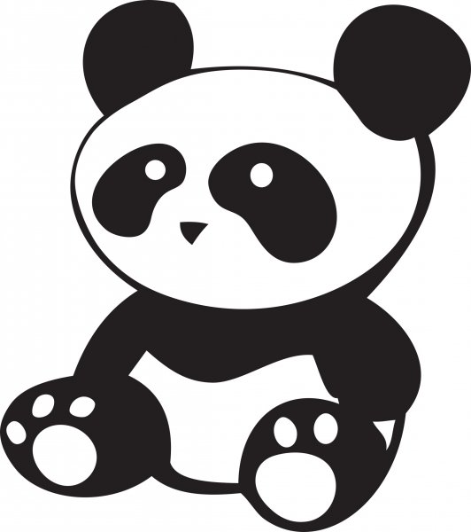 Наклейки Пандочка