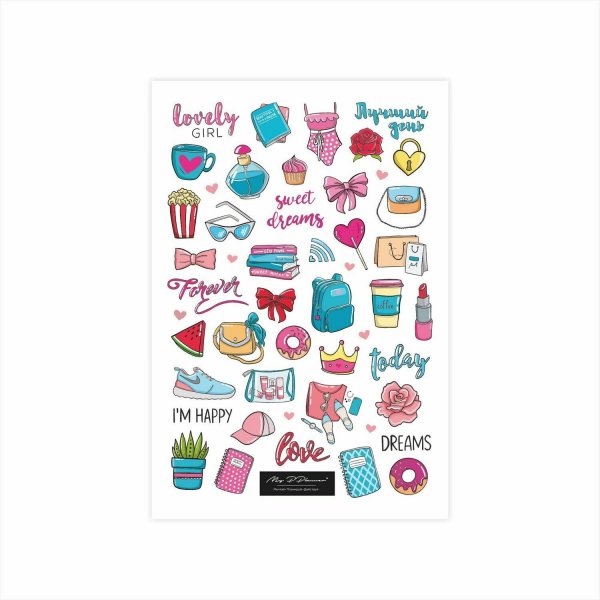 Набор наклеек "популярные"