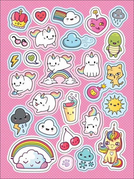 Красивые наклейки