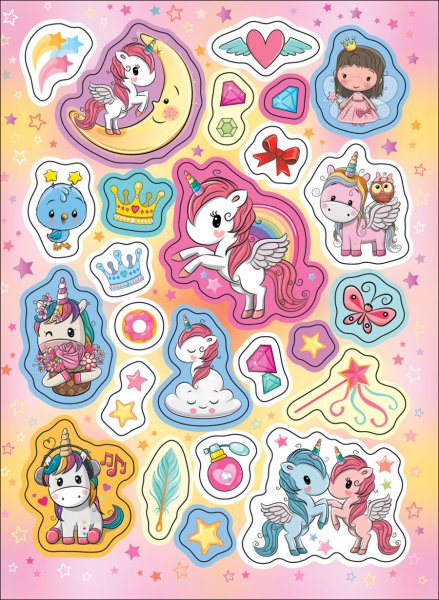 Красивые наклейки для девочек