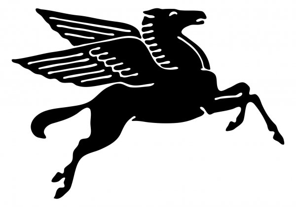 Логотип Пегас на прозрачном фоне