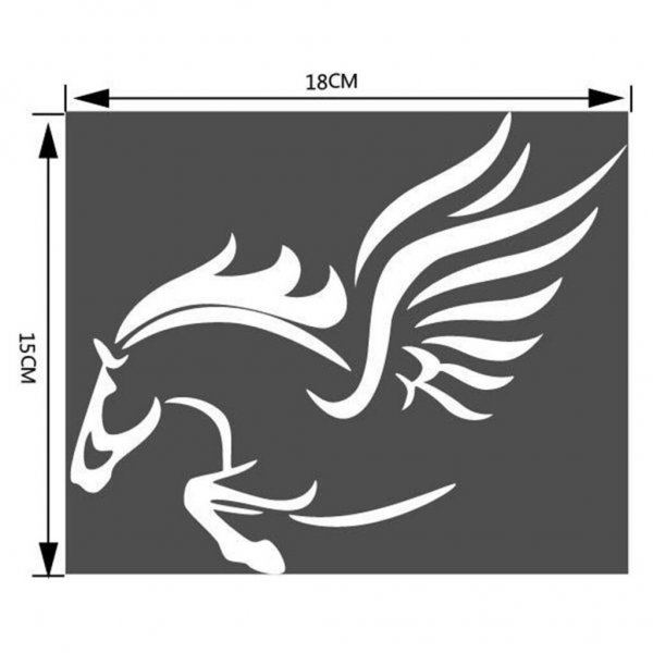 Виниловая наклейка на авто лошадь