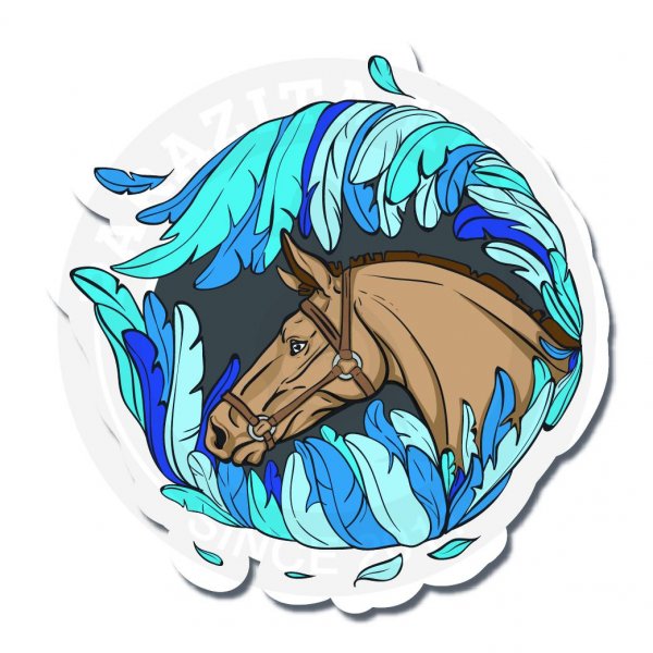 Стикеры лошади