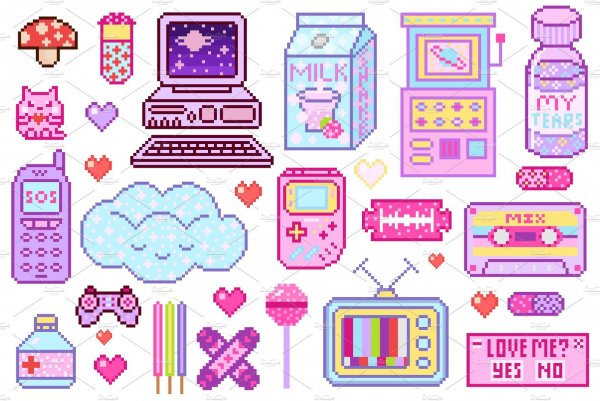 Пиксельные Стикеры